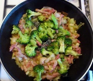 Brócoli con bacon